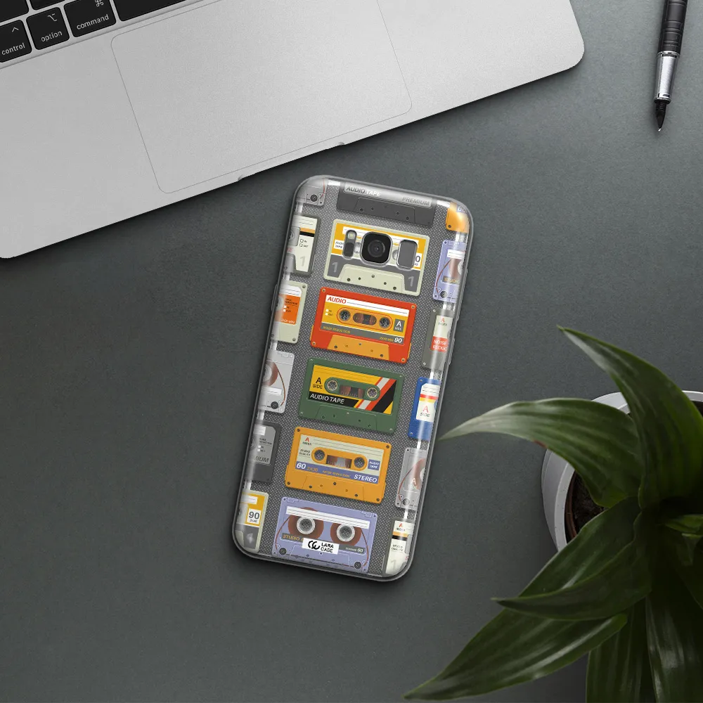 All My Cassettes Samsung S8 Clear TPU Case