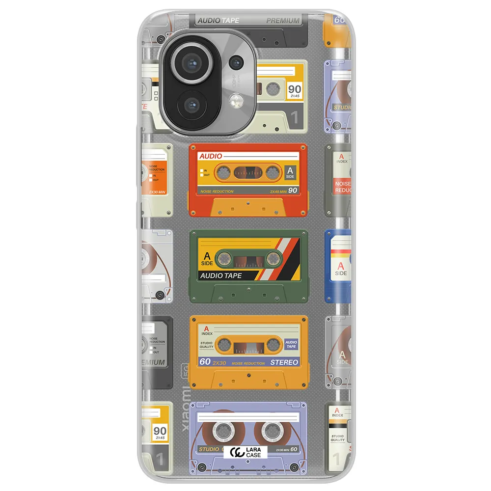 All My Cassettes Xiaomi Mi 11 Clear TPU Case