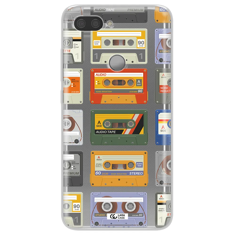 All My Cassettes Xiaomi Mi 8 Lite Clear TPU Case