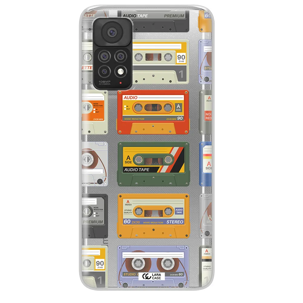 All My Cassettes Xiaomi Note 11 Pro Clear TPU Case