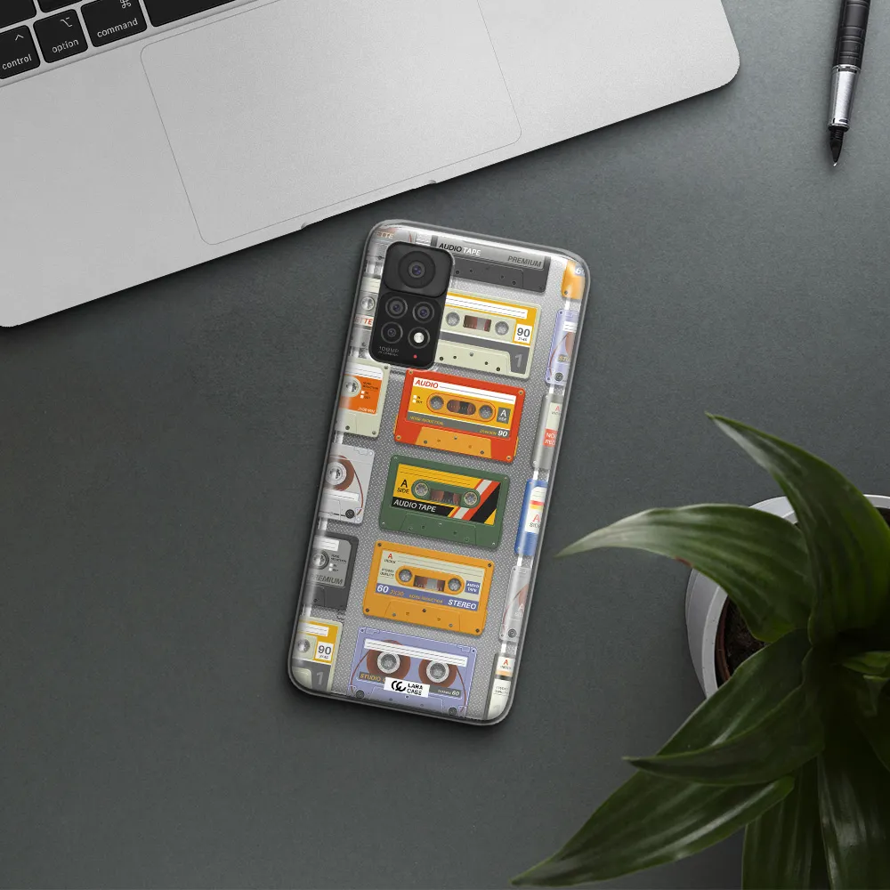 All My Cassettes Xiaomi Note 11 Pro Clear TPU Case