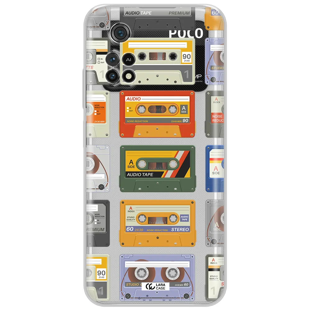 All My Cassettes Xiaomi Poco M4 Pro 4G Clear Tpu Case