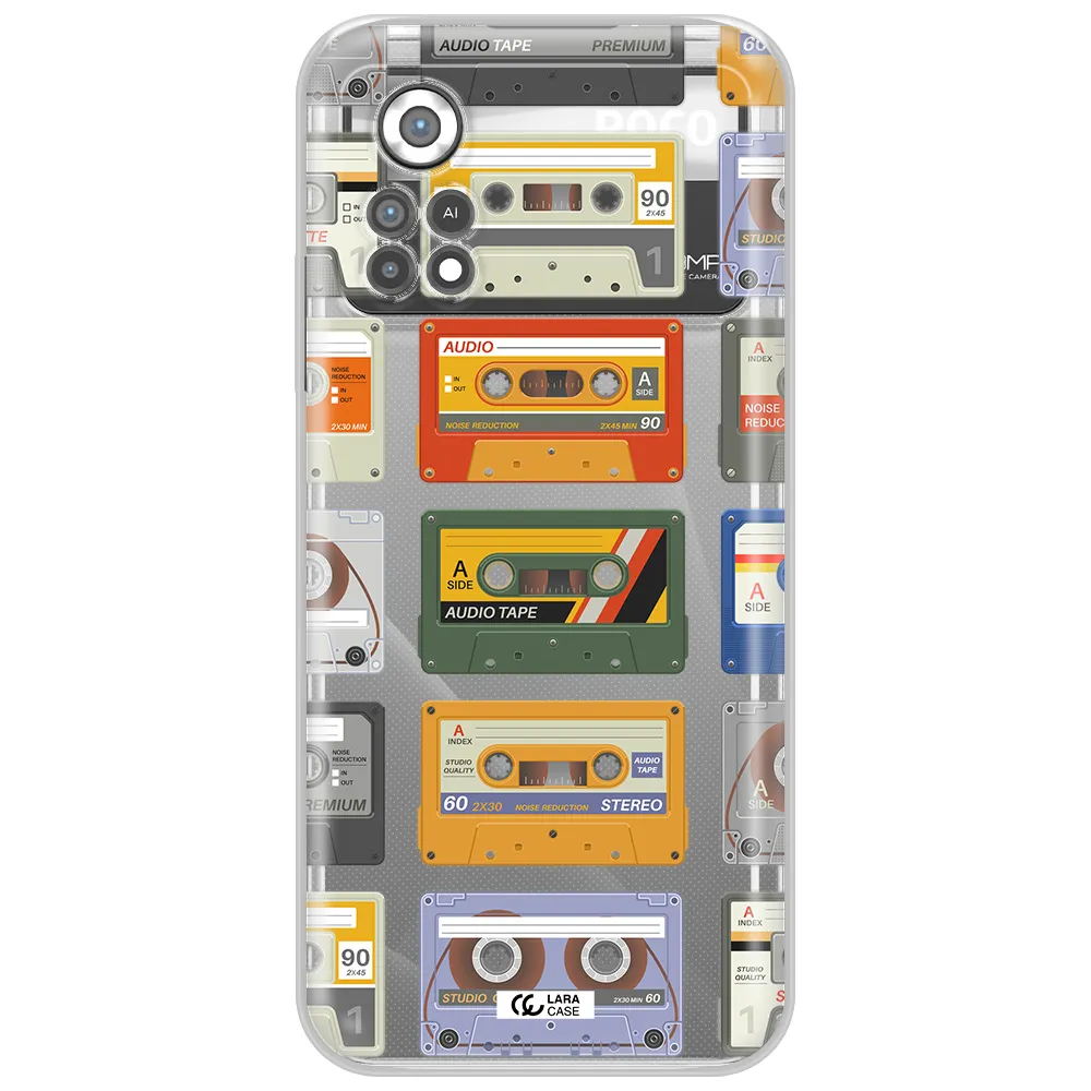 All My Cassettes Xiaomi Poco X4 Pro Clear TPU Case