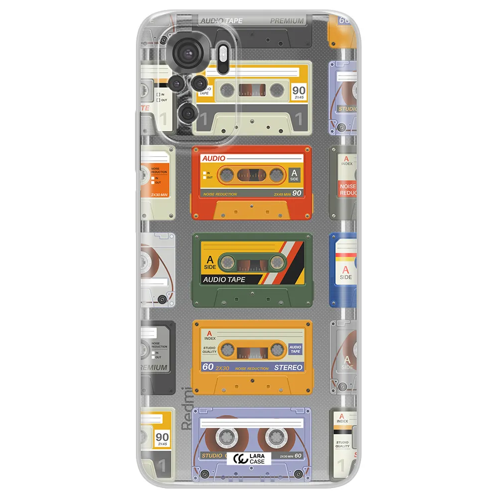 All My Cassettes Xiaomi Redmi Note 10S Clear Tpu Case