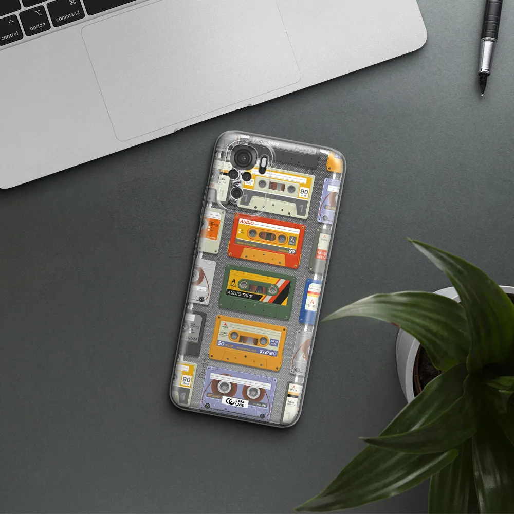 All My Cassettes Xiaomi Redmi Note 10S Clear Tpu Case