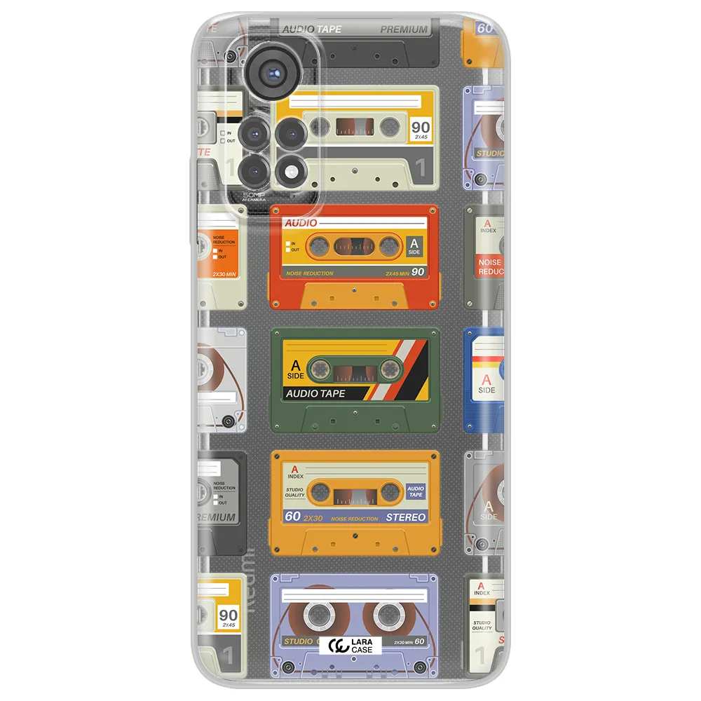 All My Cassettes Xiaomi Redmi Note 11S Clear Tpu Case