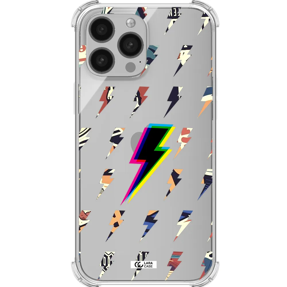 Thunder Glitch Apple iPhone 13 Pro Clear PC Case