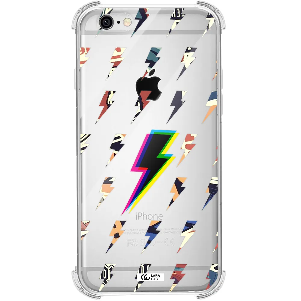 Thunder Glitch Apple iPhone 6 Clear PC Case