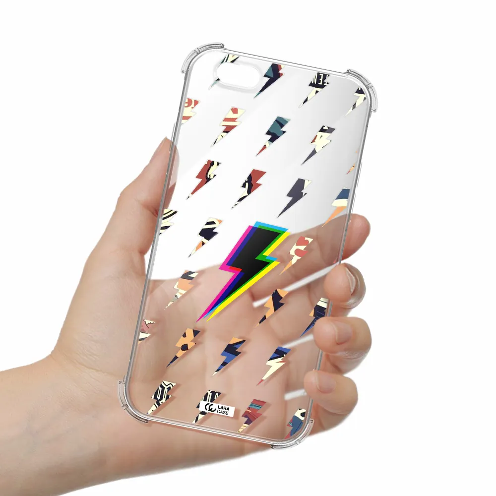 Thunder Glitch Apple iPhone 6 Clear PC Case
