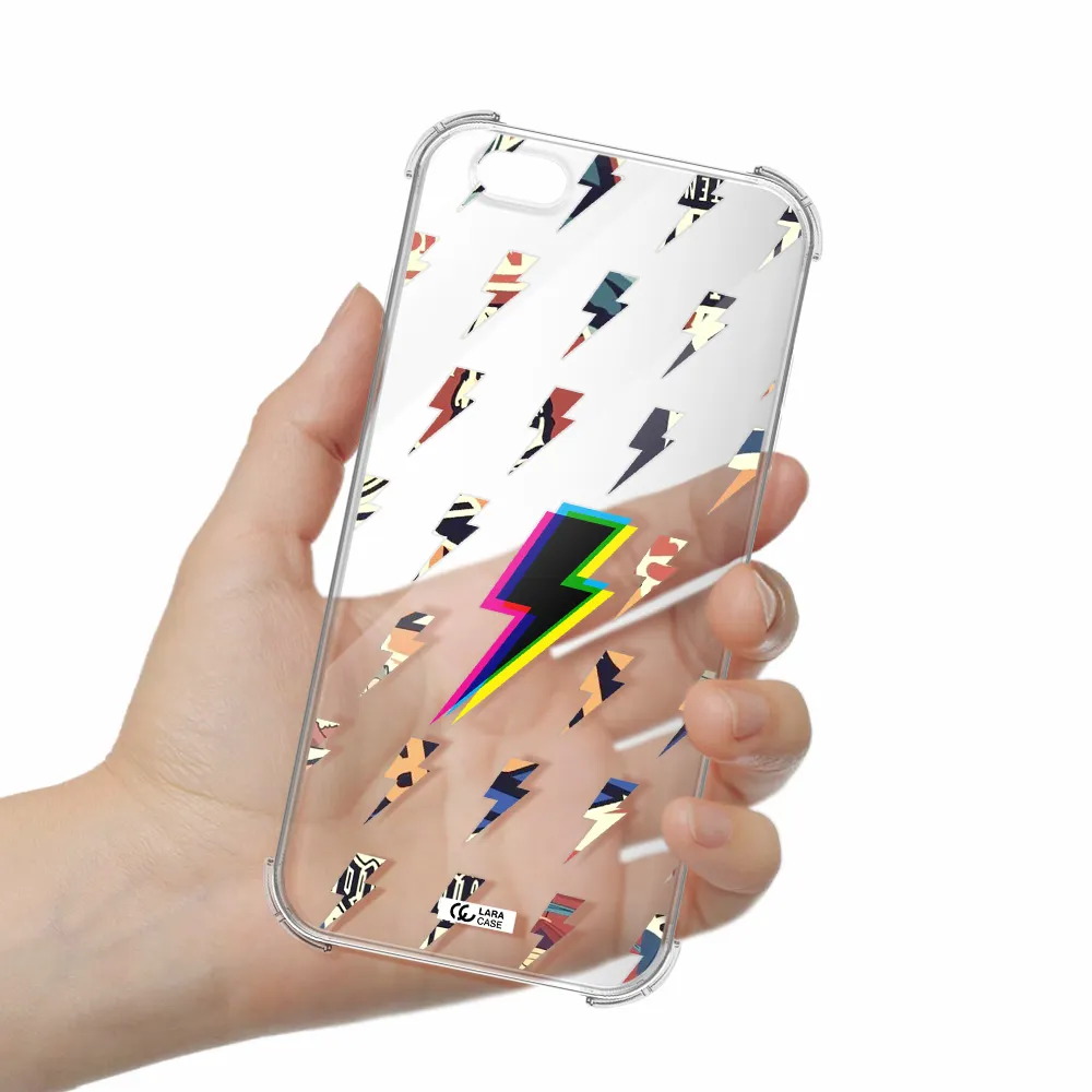 Thunder Glitch Apple iPhone 6 s plus Clear PC Case