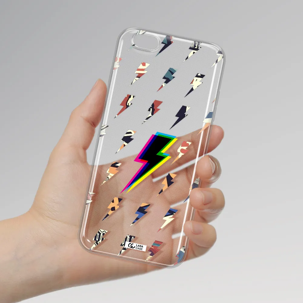 Thunder Glitch Apple iPhone 6S Clear TPU Case