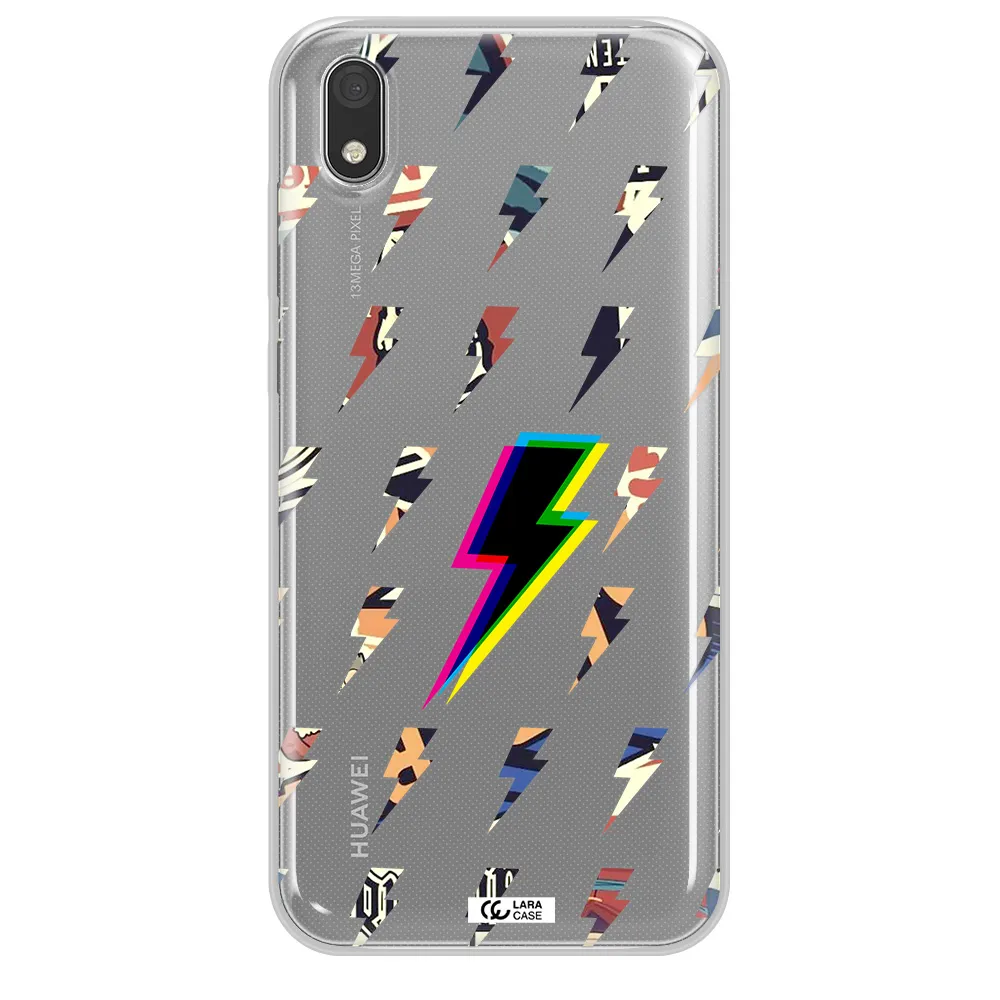 Thunder Glitch Huawei Honor 8S Clear TPU Case