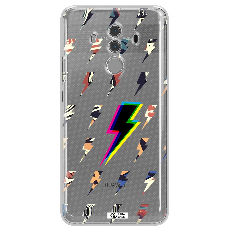 Thunder Glitch Huawei Mate 10 Pro Clear TPU Case