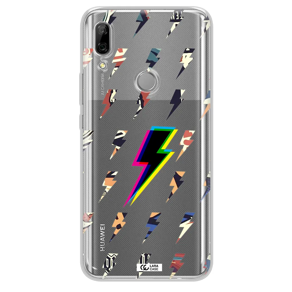 Thunder Glitch Huawei P Smart Z Clear TPU Case