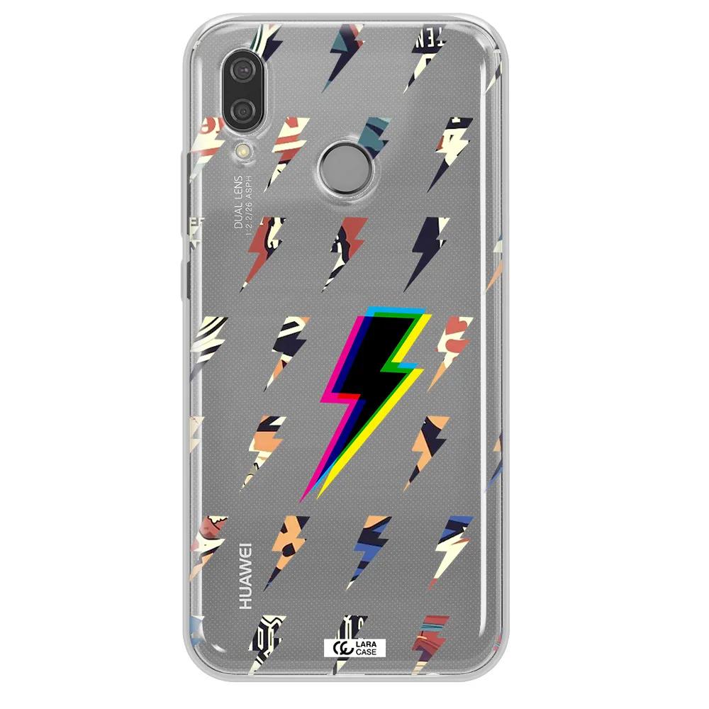 Thunder Glitch Huawei P20 Lite Clear TPU Case