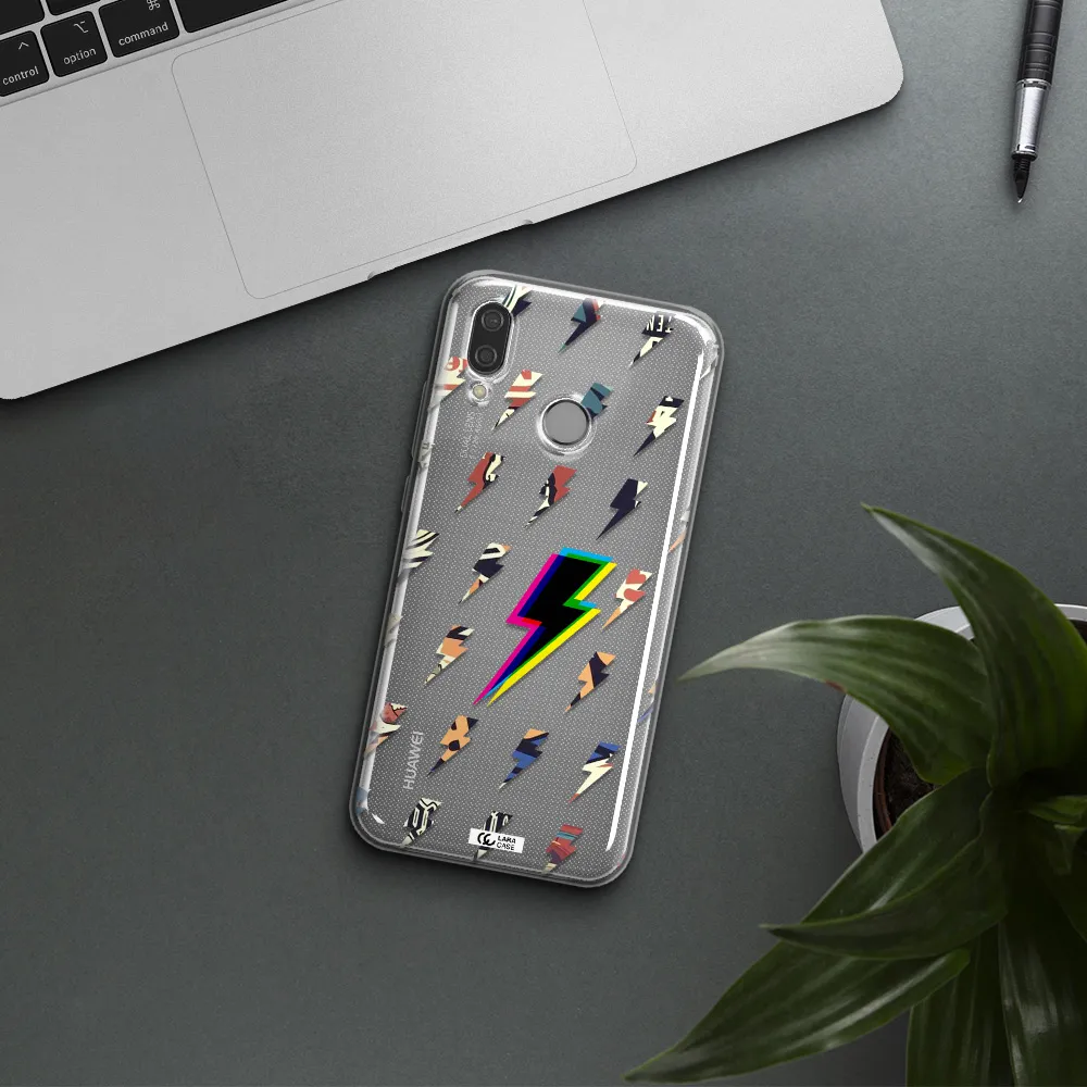 Thunder Glitch Huawei P20 Lite Clear TPU Case