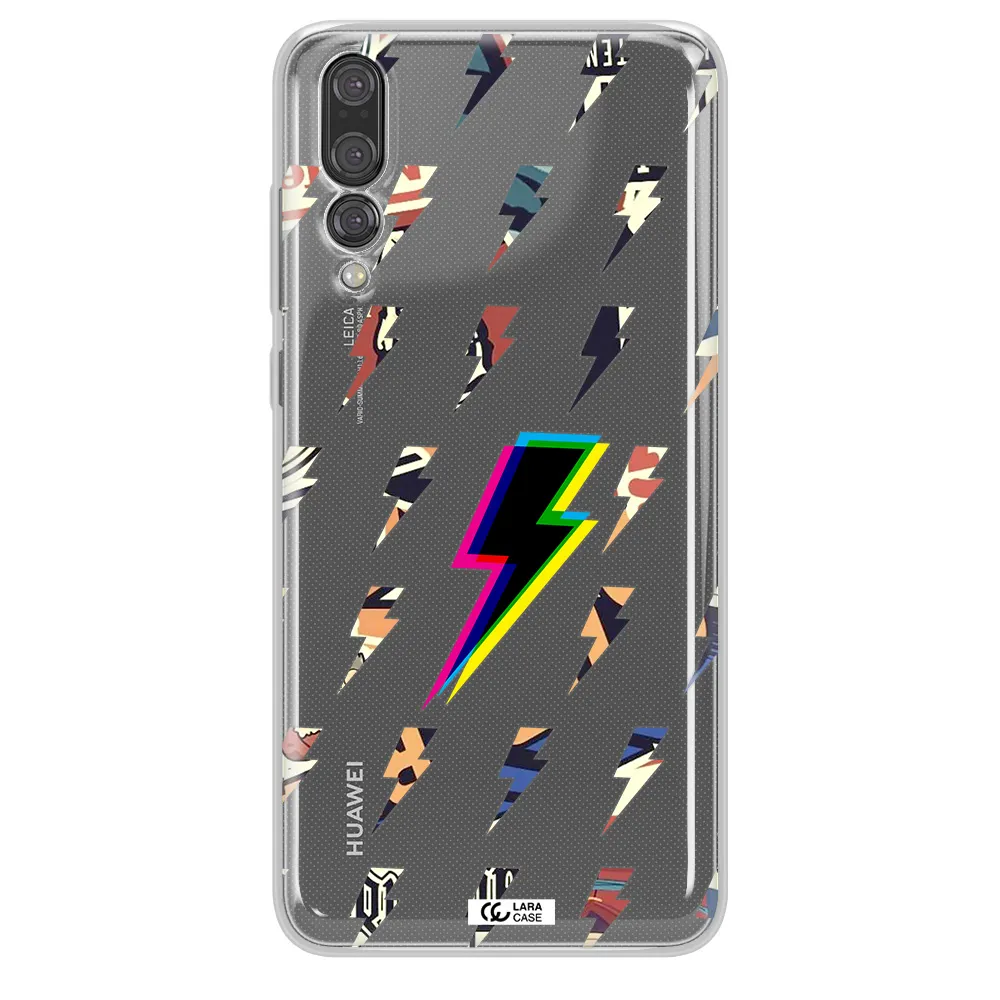 Thunder Glitch Huawei P20 Pro Clear TPU Case