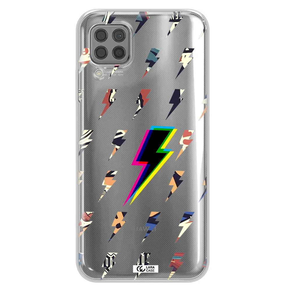 Thunder Glitch Huawei P40 Lite Clear TPU Case