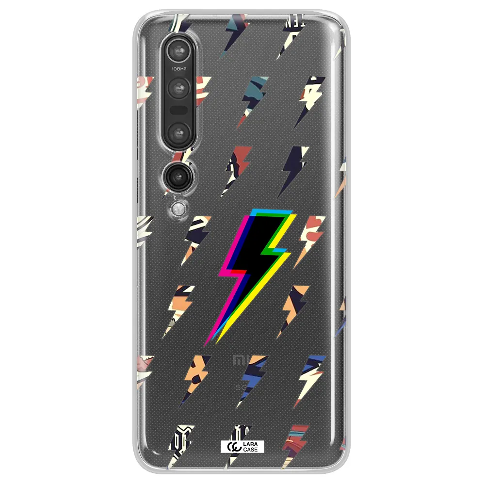 Thunder Glitch Xiaomi Mi 10 Pro Clear TPU Case