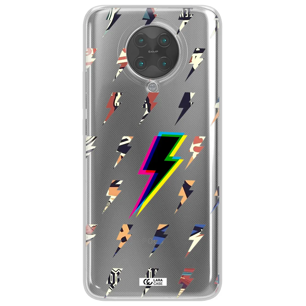Thunder Glitch Xiaomi Poco F2 Pro Clear TPU Case