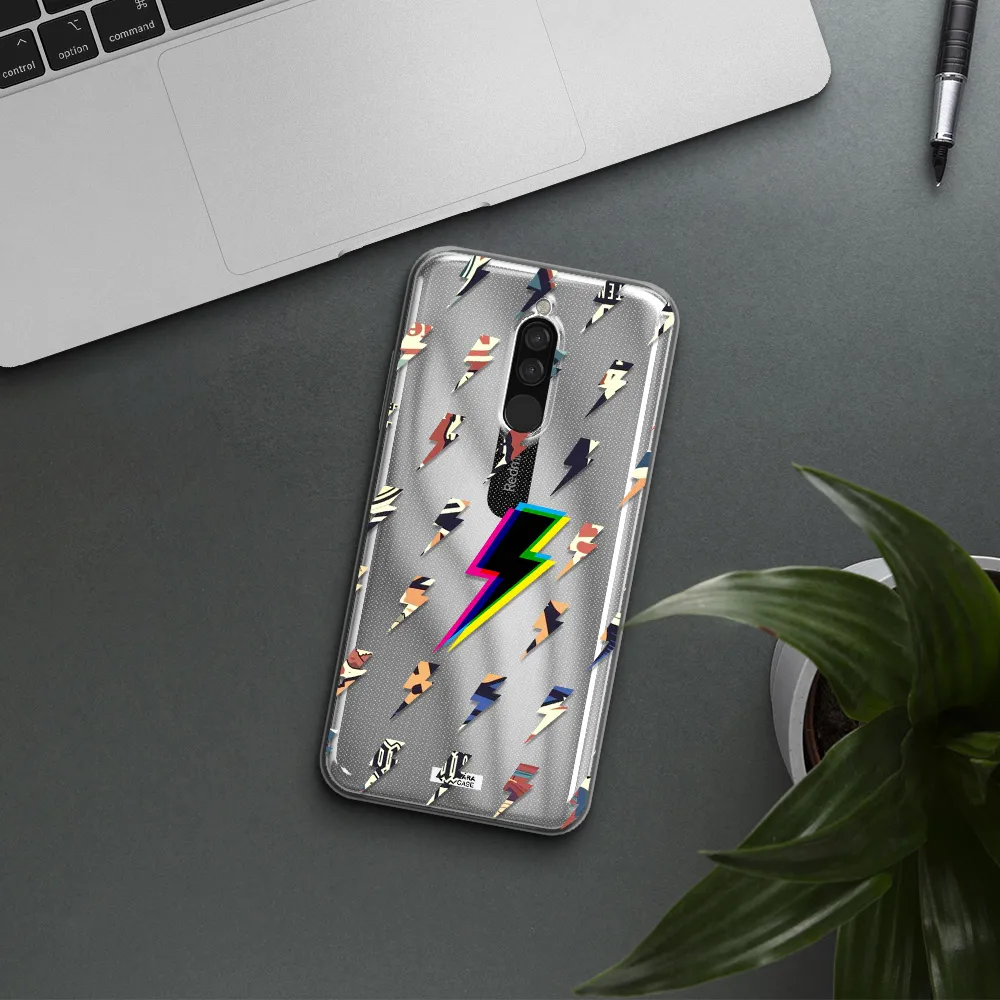 Thunder Glitch Xiaomi Redmi 8 Clear Tpu Case