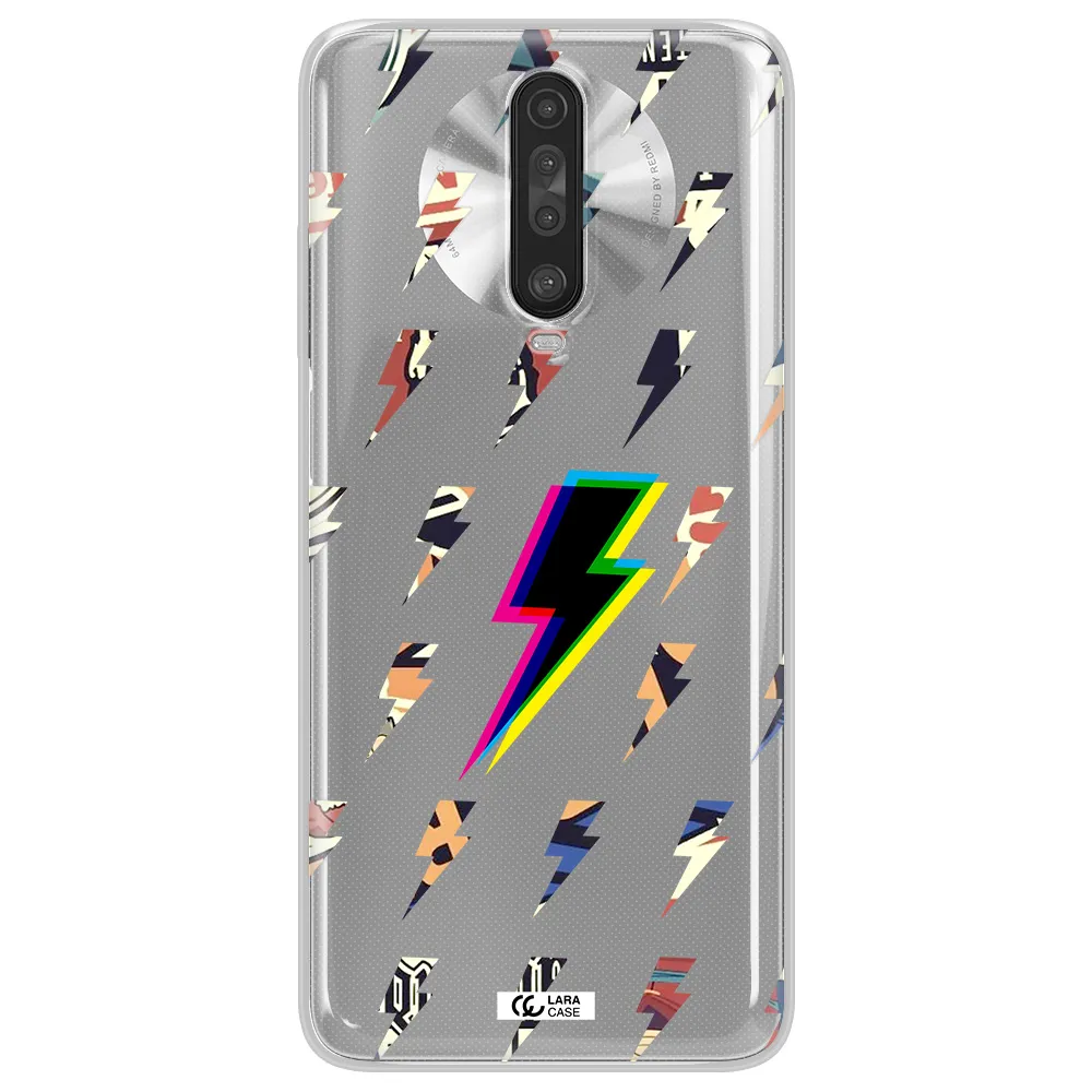 Thunder Glitch Xiaomi Redmi K30 Clear TPU Case
