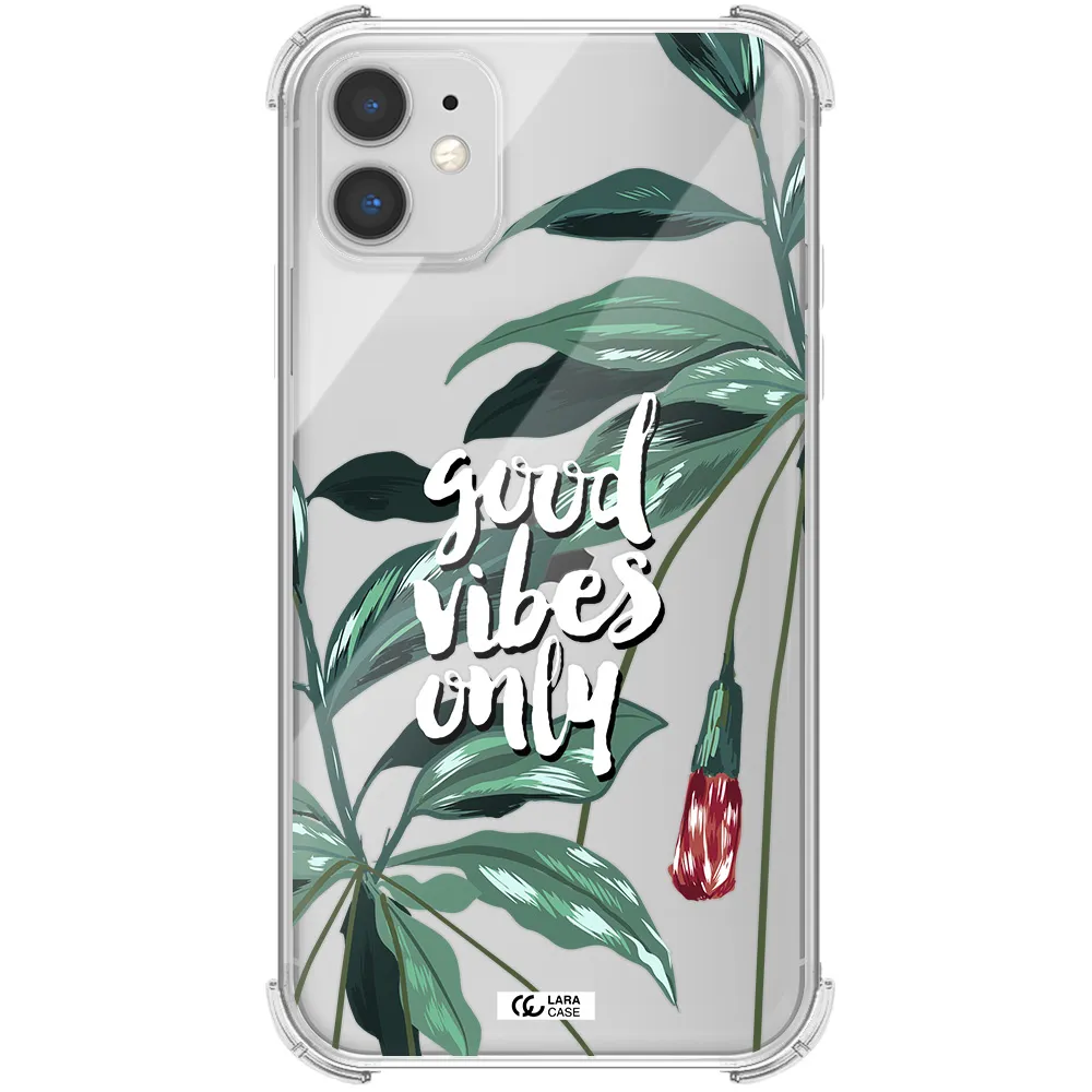 Tropical Vibes Green Apple iPhone 11 Clear PC Case