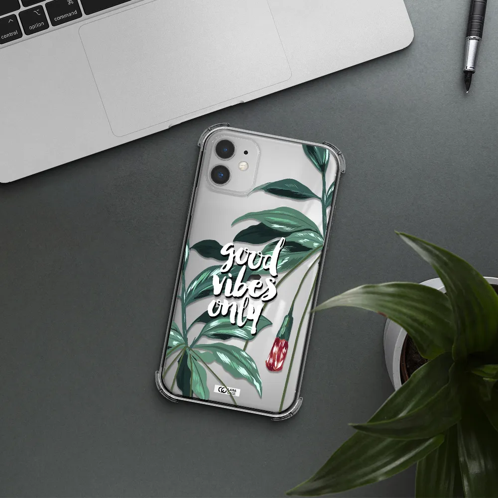 Tropical Vibes Green Apple iPhone 11 Clear PC Case