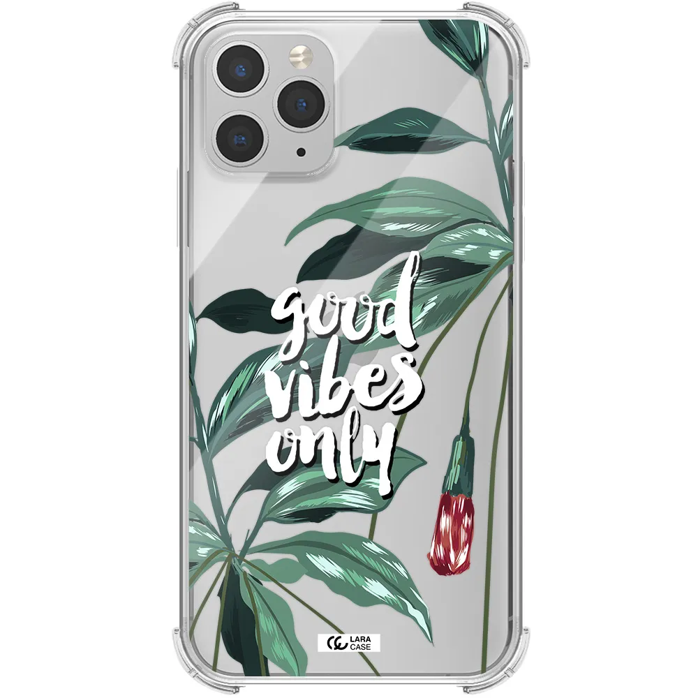 Tropical Vibes Green Apple iPhone 11 pro Clear PC Case