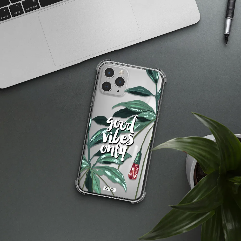 Tropical Vibes Green Apple iPhone 11 pro Clear PC Case
