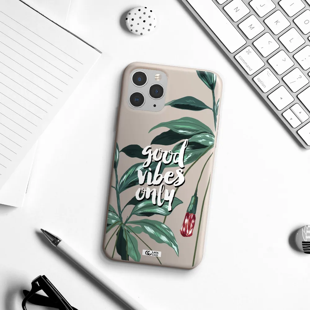 Tropical Vibes Green Apple iPhone 11 pro max Silicone Stone Case