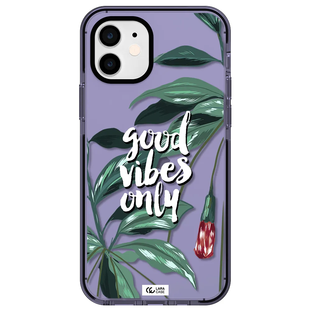 Tropical Vibes Green Apple iPhone 12 impact Lilac Case