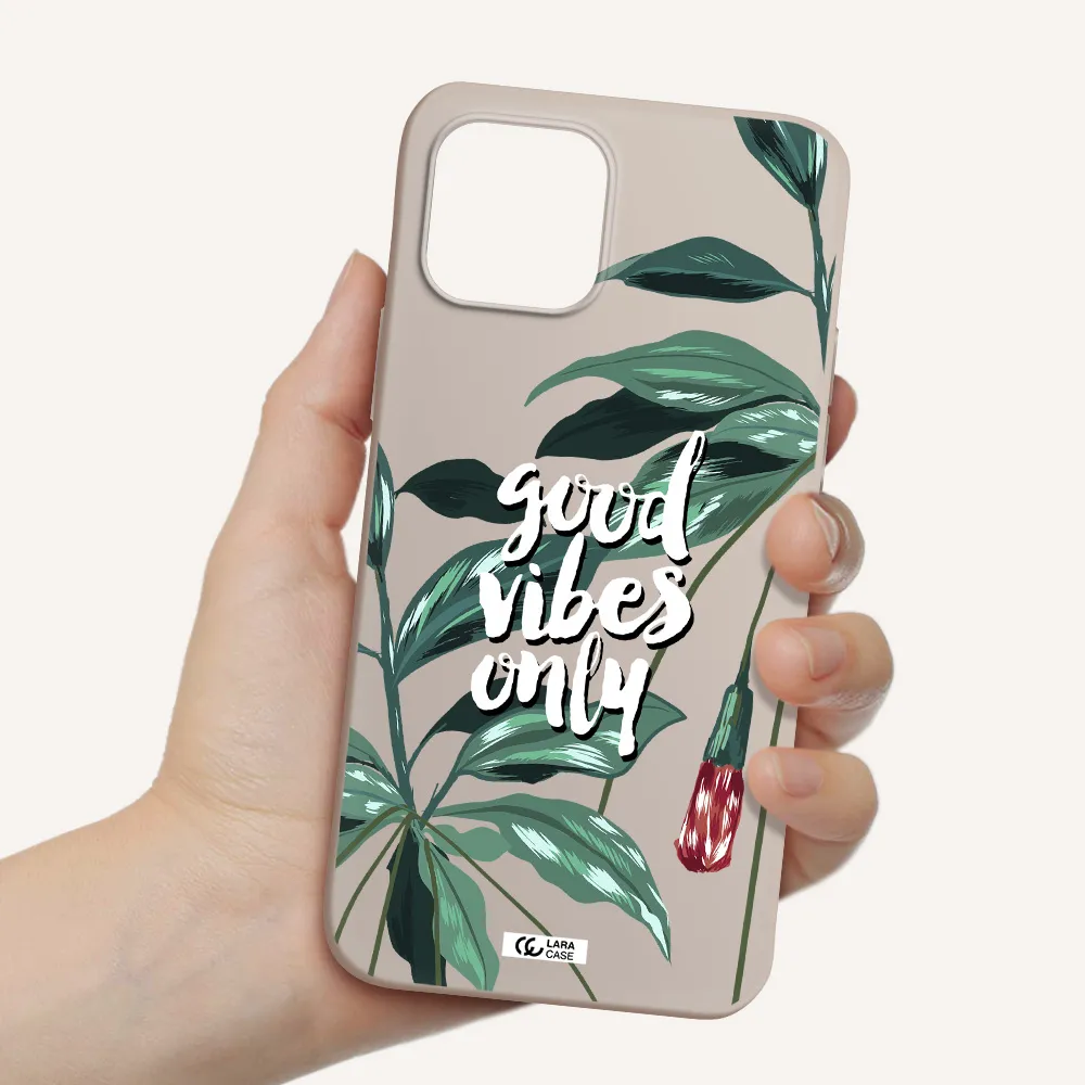 Tropical Vibes Green Apple iPhone 12 mini Silicone Stone Case