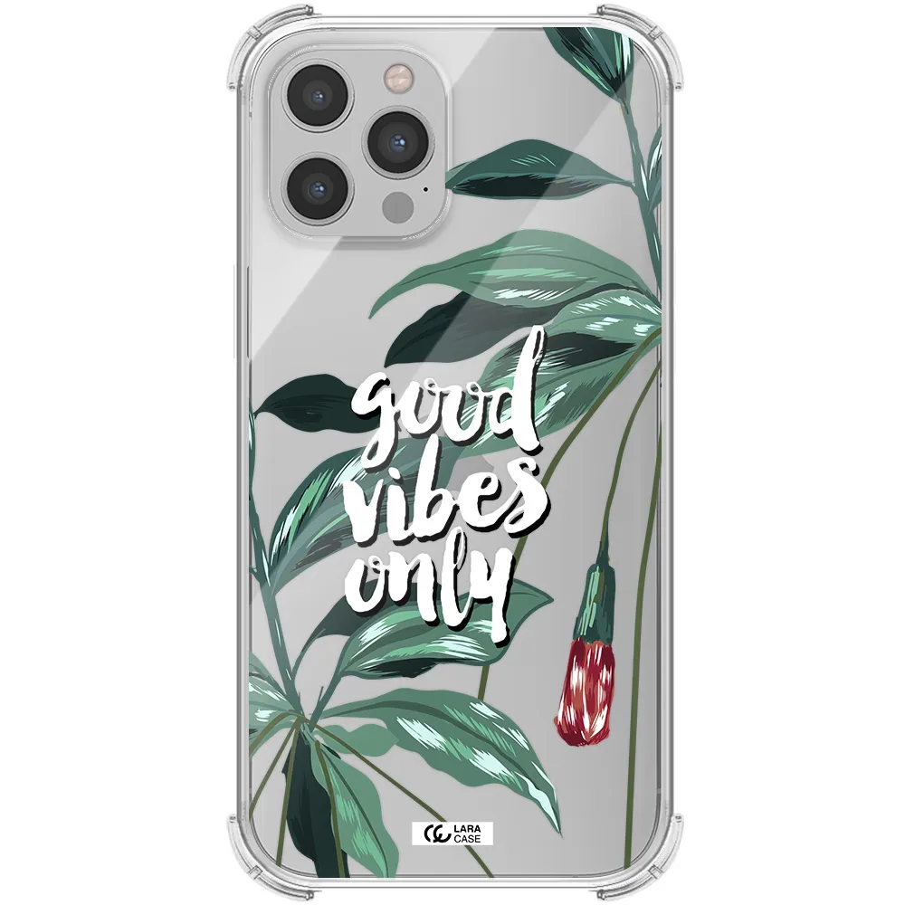 Tropical Vibes Green Apple iPhone 12 pro Clear PC Case