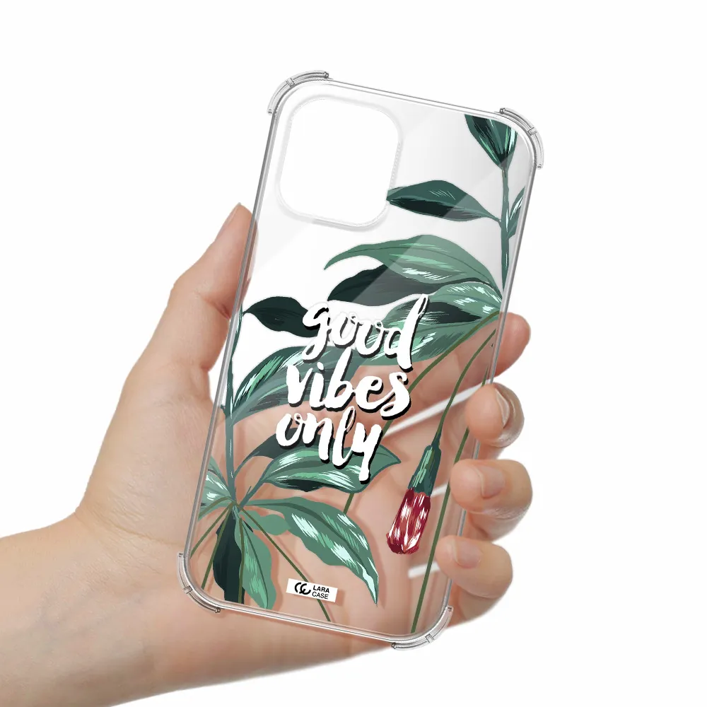 Tropical Vibes Green Apple iPhone 12 pro max Clear PC Case