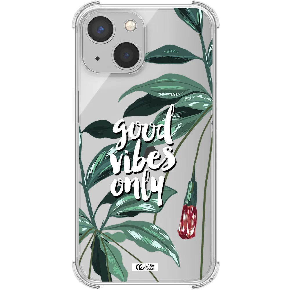 Tropical Vibes Green Apple iPhone 13 Clear PC Case