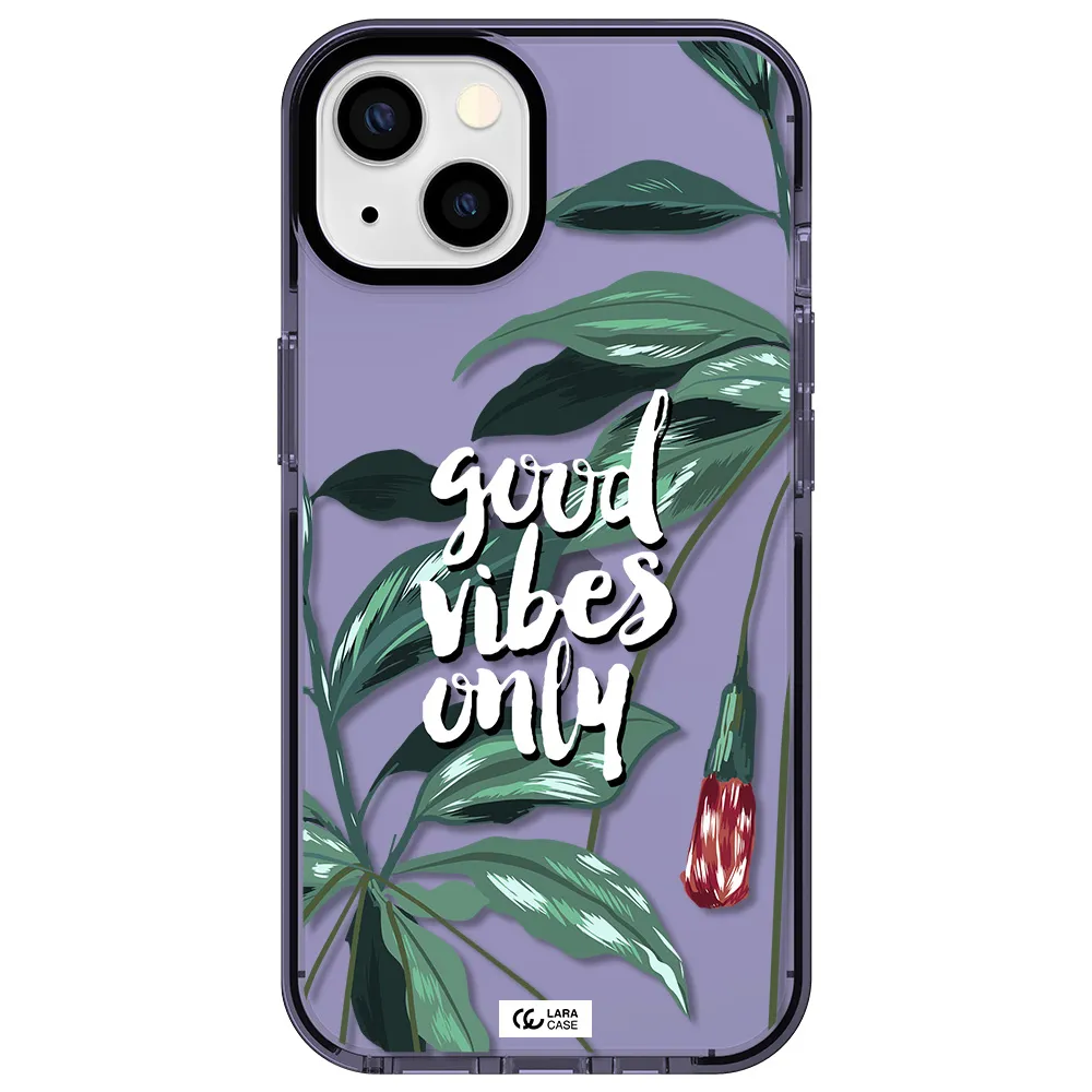 Tropical Vibes Green Apple iPhone 13 impact Lilac Case