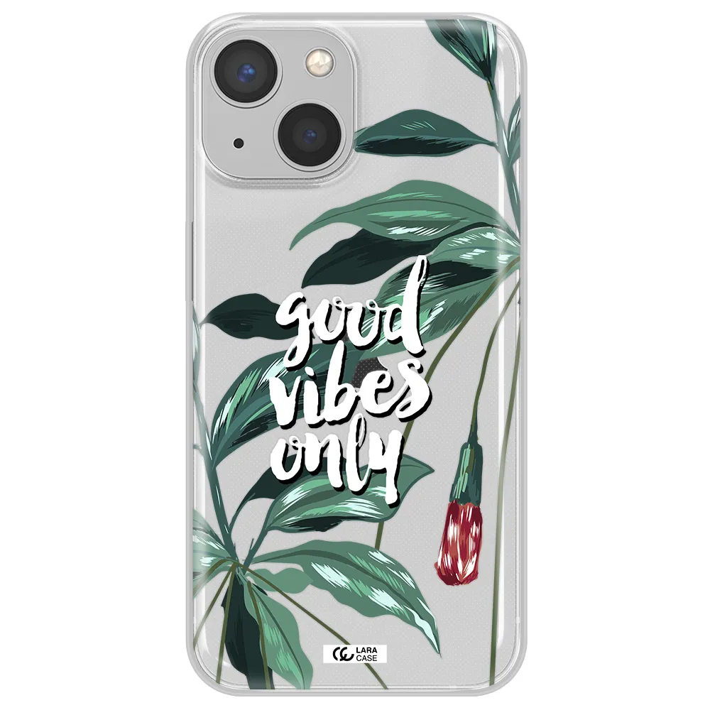 Tropical Vibes Green Apple iPhone 13 mini Clear TPU Case