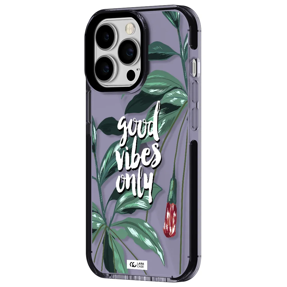 Tropical Vibes Green Apple iPhone 13 Pro impact Lilac Case