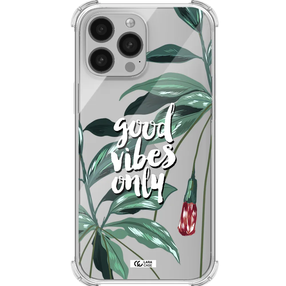 Tropical Vibes Green Apple iPhone 13 Pro Max Clear PC Case