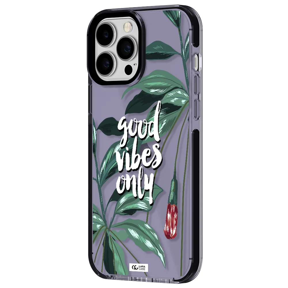 Tropical Vibes Green Apple iPhone 13 Pro Max impact Lilac Case