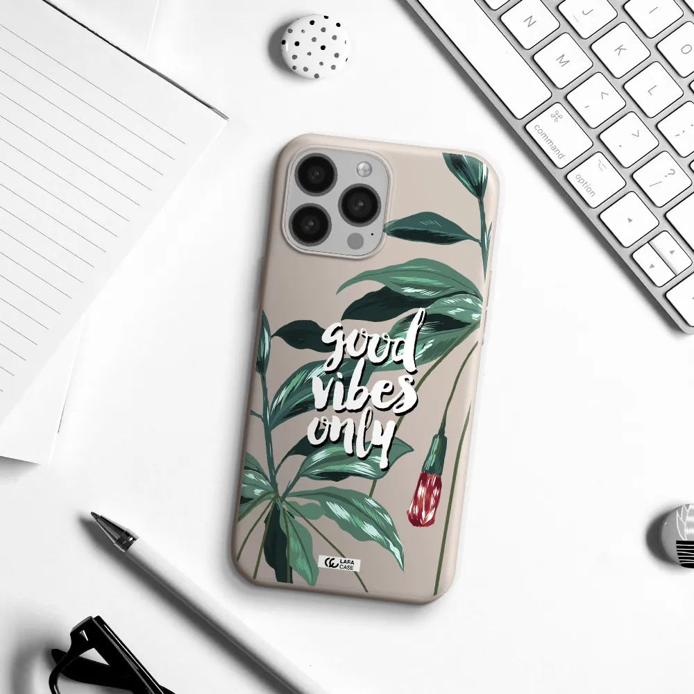 Tropical Vibes Green Apple iPhone 13 Pro Silicone Stone Case