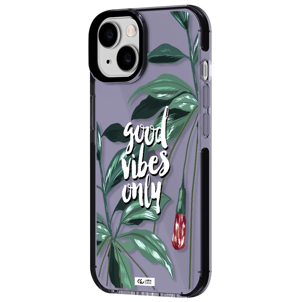 Tropical Vibes Green Apple iPhone 14 impact Lilac Case