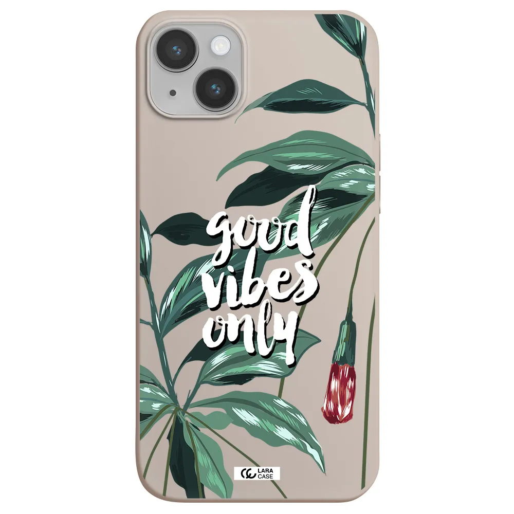 Tropical Vibes Green Apple iPhone 14 plus Silicone Stone Case
