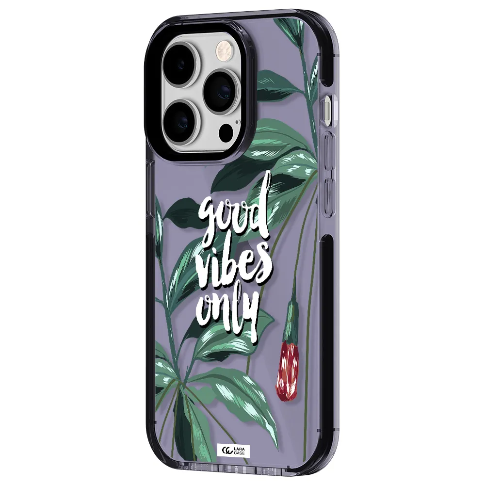 Tropical Vibes Green Apple iPhone 14 pro impact Lilac Case