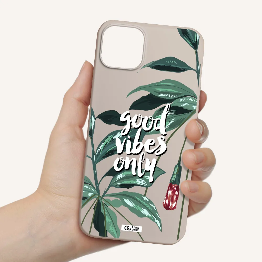 Tropical Vibes Green Apple iPhone 14 Silicone Stone Case