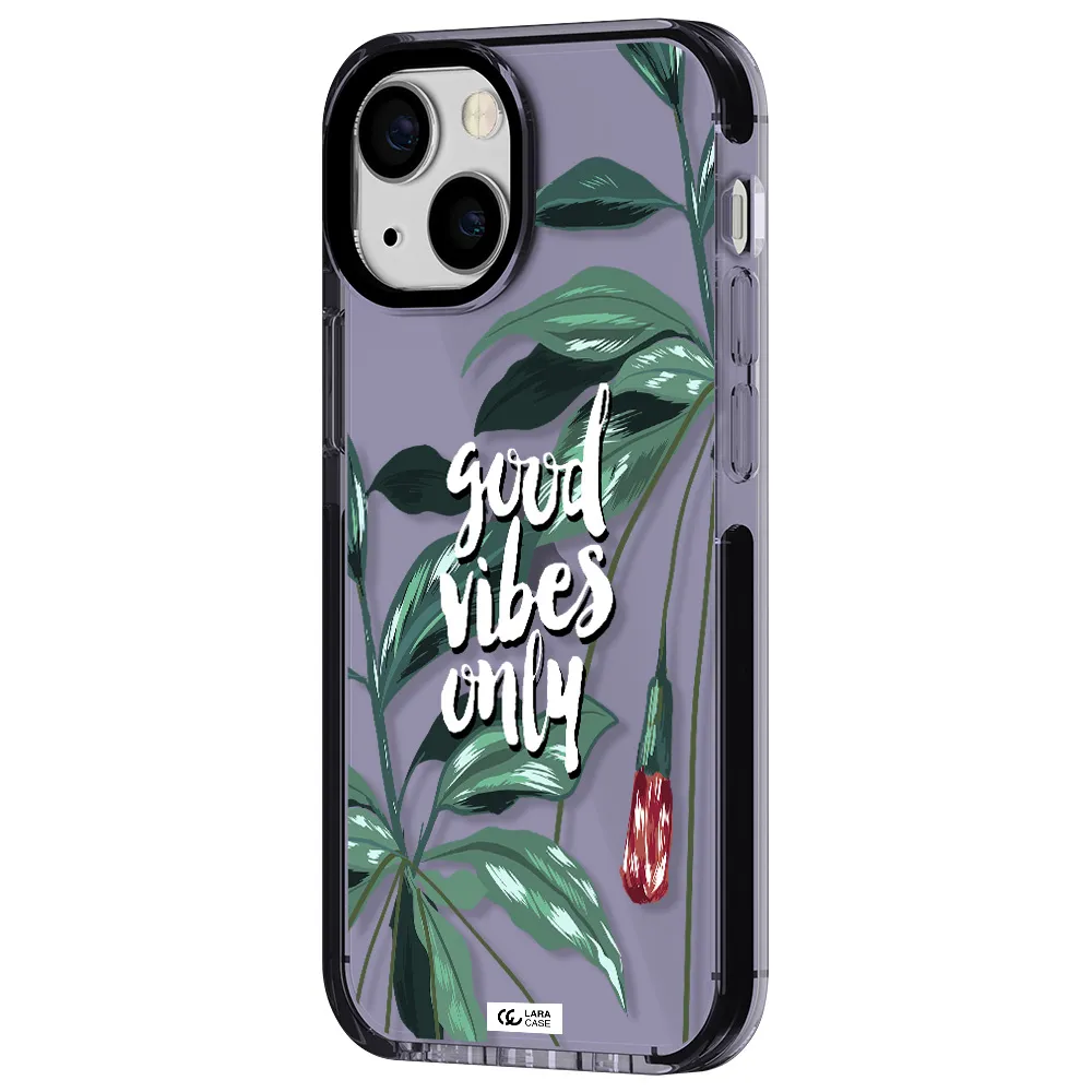 Tropical Vibes Green Apple iPhone 15 impact Lilac Case