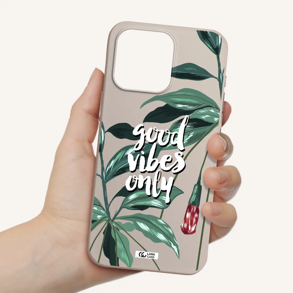 Tropical Vibes Green Apple Iphone 15 Pro max Silicone Stone Case
