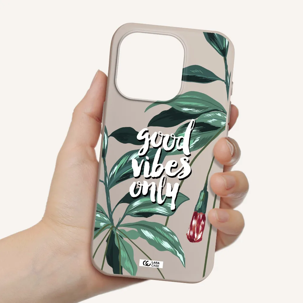 Tropical Vibes Green Apple Iphone 15 Pro Silicone Stone Case