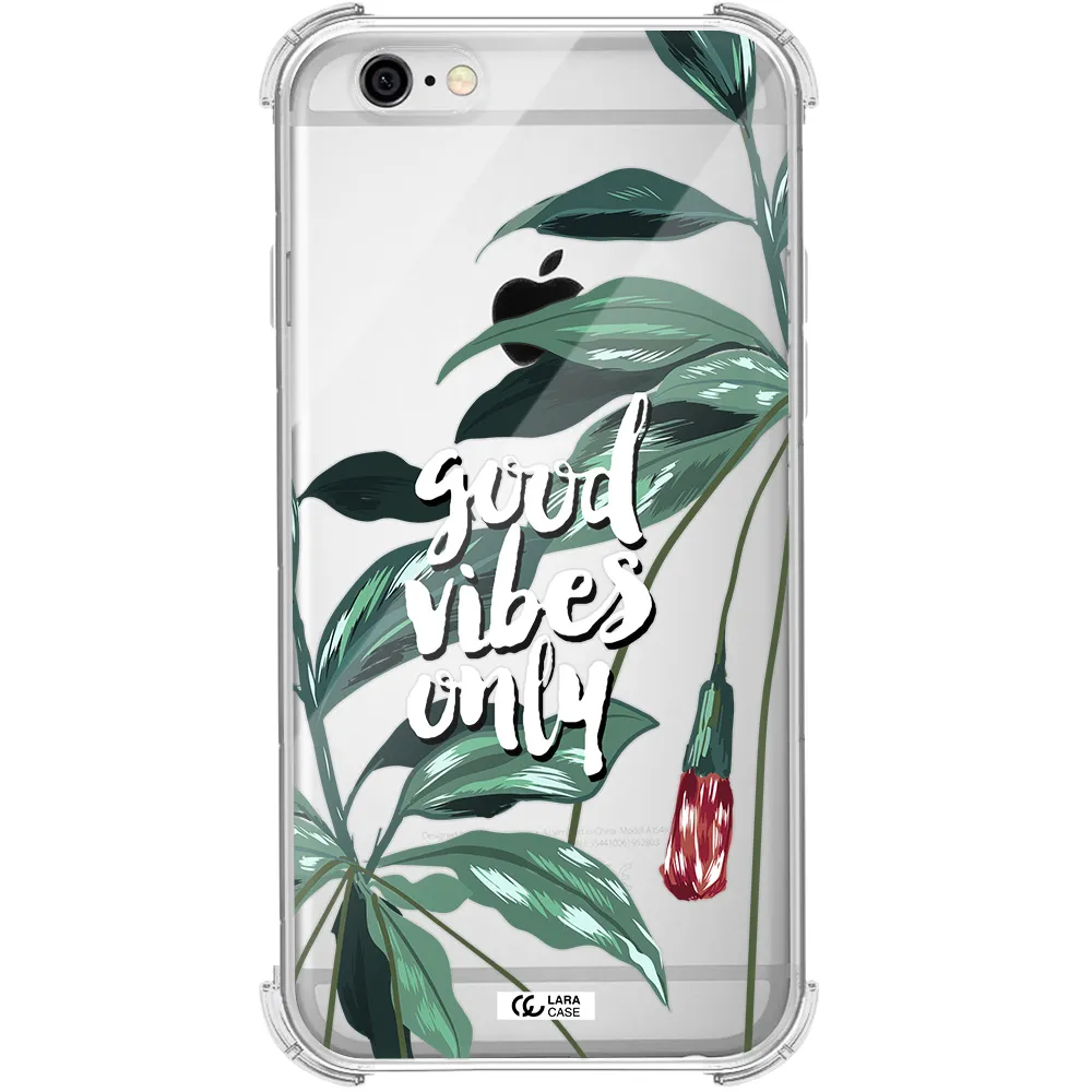 Tropical Vibes Green Apple iPhone 6 Clear PC Case
